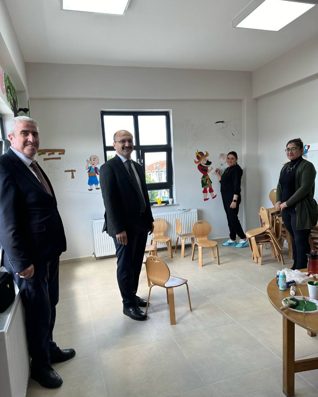 KAYMAKAMIMIZ BEKİR ABACI TÜRKİYE ODALAR VE BORSALAR BİRLİĞİ PİRİ REİS ANAOKULUNU ZİYARET ETTİ